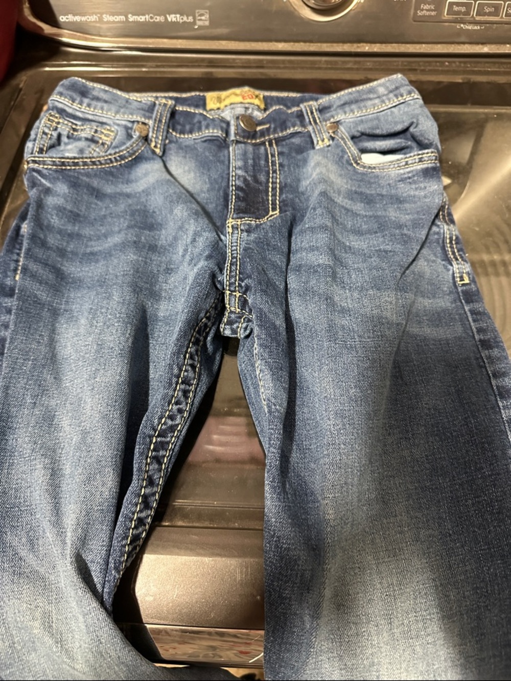 Boy’s 14 regular Blue Denim Jeans - Classic Straight Fit